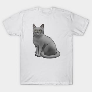 Burmese Cat - Blue T-Shirt